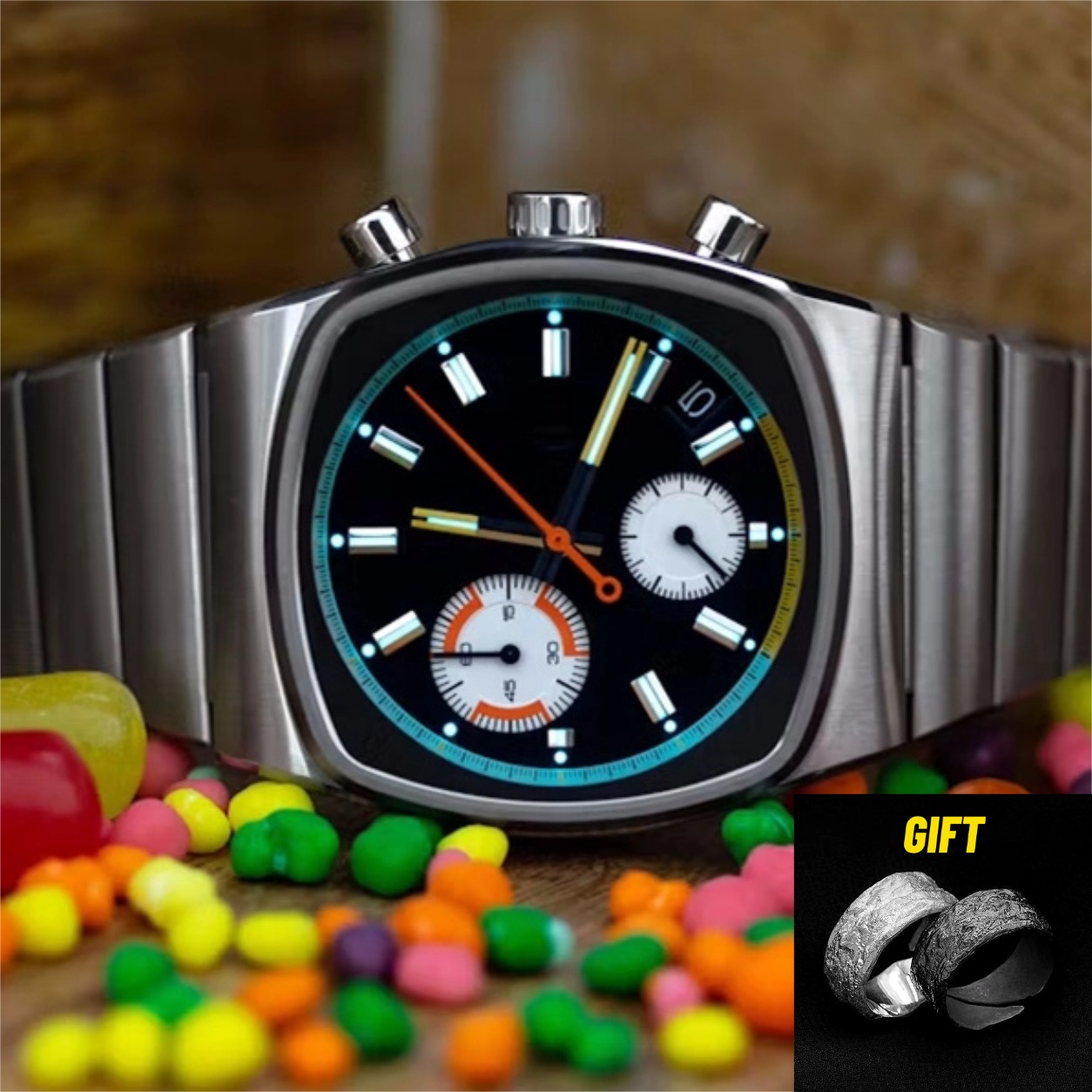 Luxury Watch Low Price - CILOA Square Mens Watches for Man