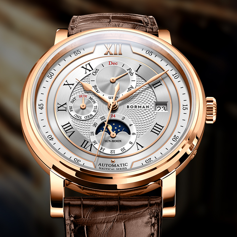 Luxury Watch Winder - Luxury Brand Switzerland BORMAN Automatic Mechanical