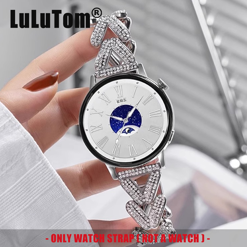 Luxury Watch Galaxy - Luxury Diamond Wheat Metal Strap For