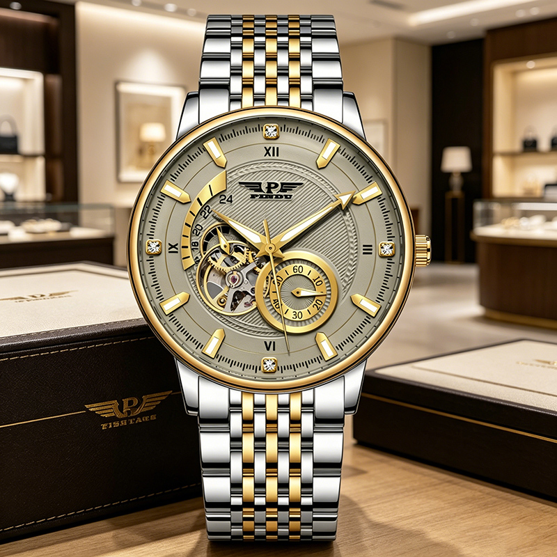 Luxury Watch Second Hand - PINDU Luxury Men's Watch Vintage Fashion