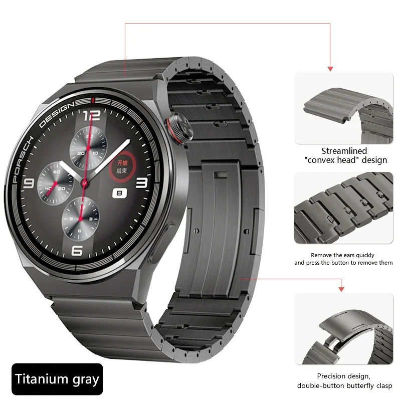 Luxury Watch Galaxy - 22mm Quick Fit Titanium Metal Band