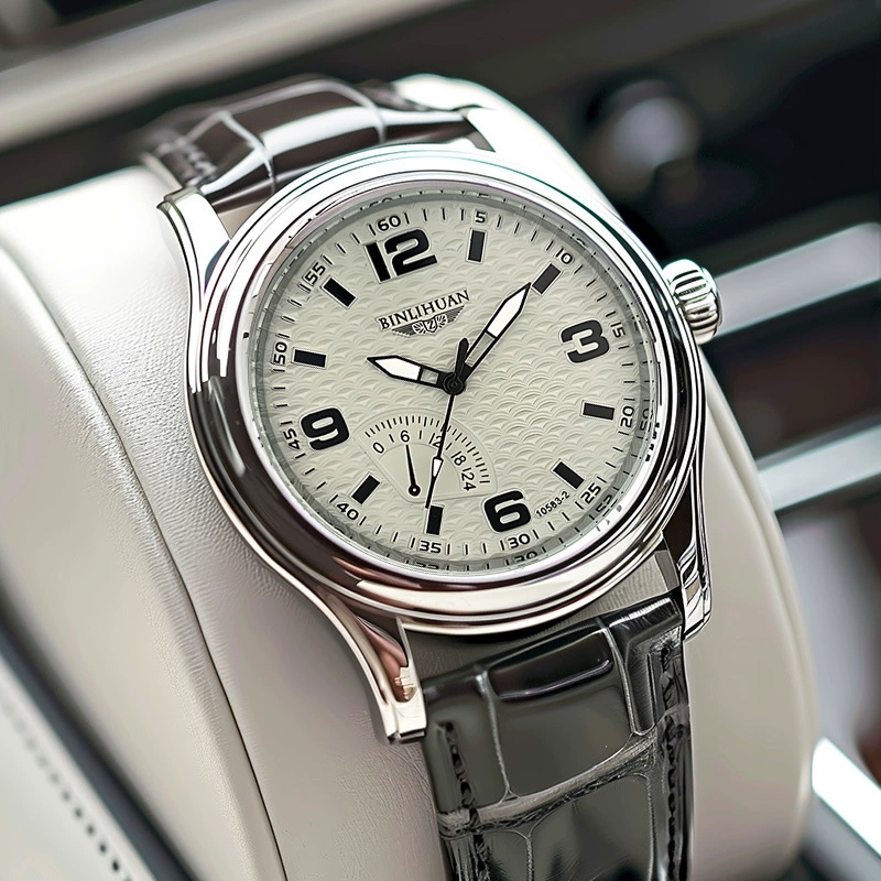 Luxury Watch Longines - New Fashion Luxury Man Business Leather