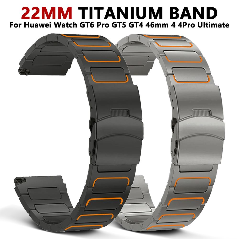 Luxury Watch Galaxy - 22mm Luxury Titanium Strap for Huawei