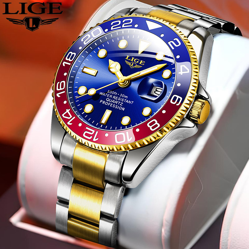 Luxury Watch Low Price - LIGE 2025 brand new men's watch