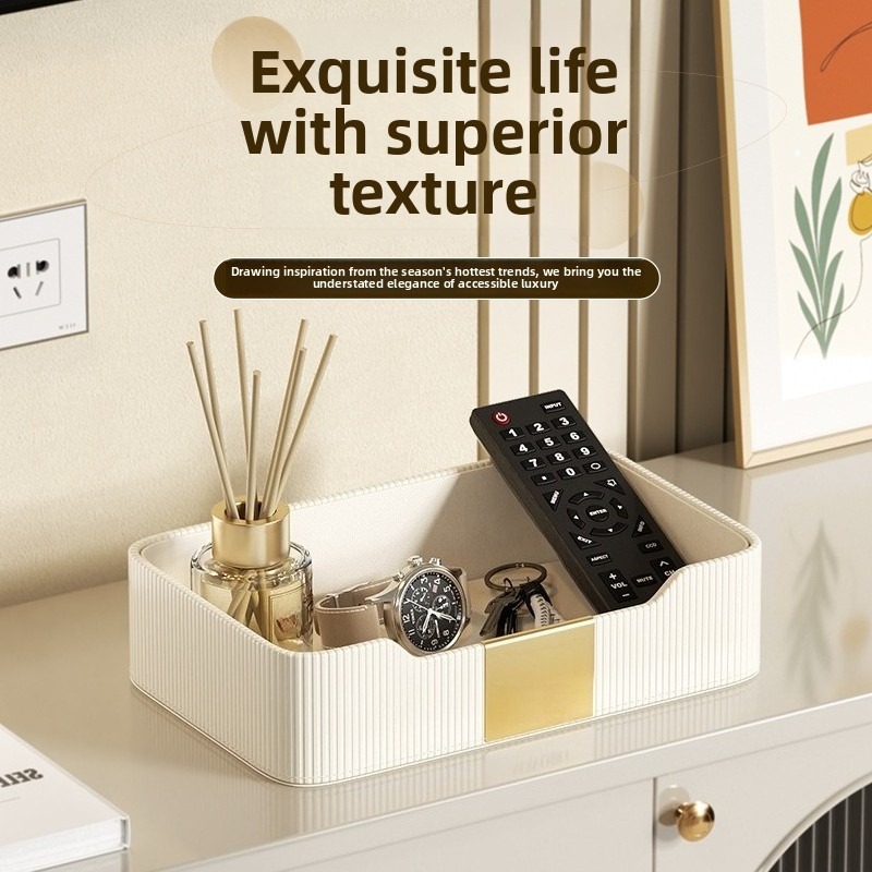 PU Leather Desk Tray - Multi-L - Luxury Watch Level ulasan dan harga