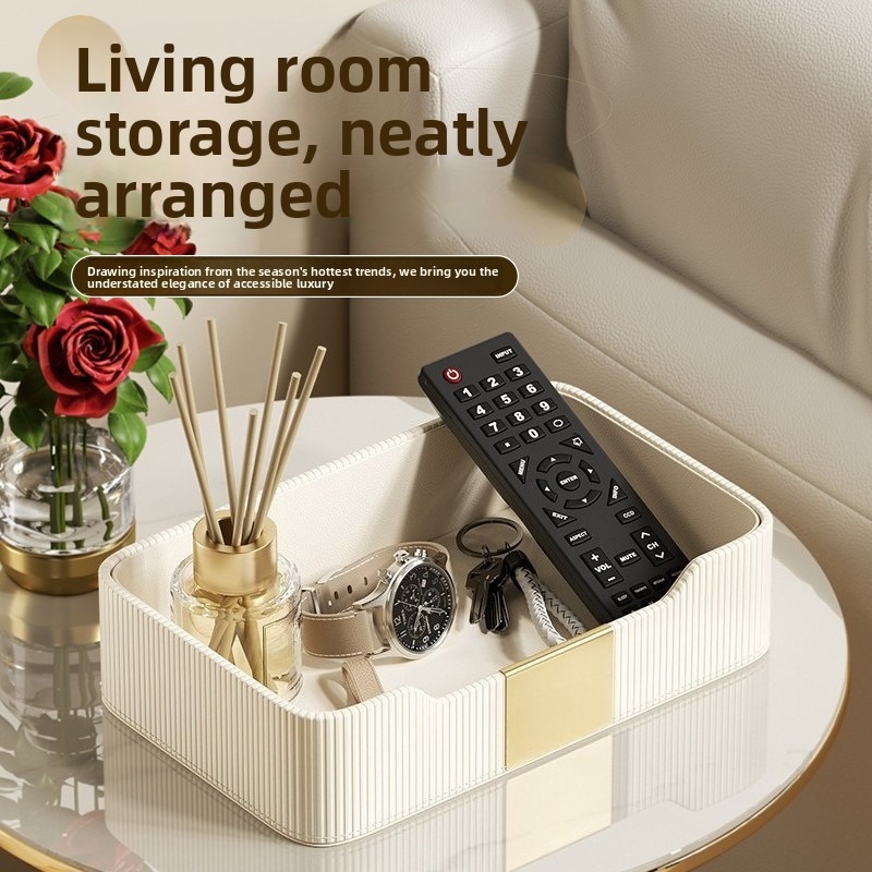 PU Leather Desk Tray - Multi-L - Luxury Watch Level ulasan dan harga