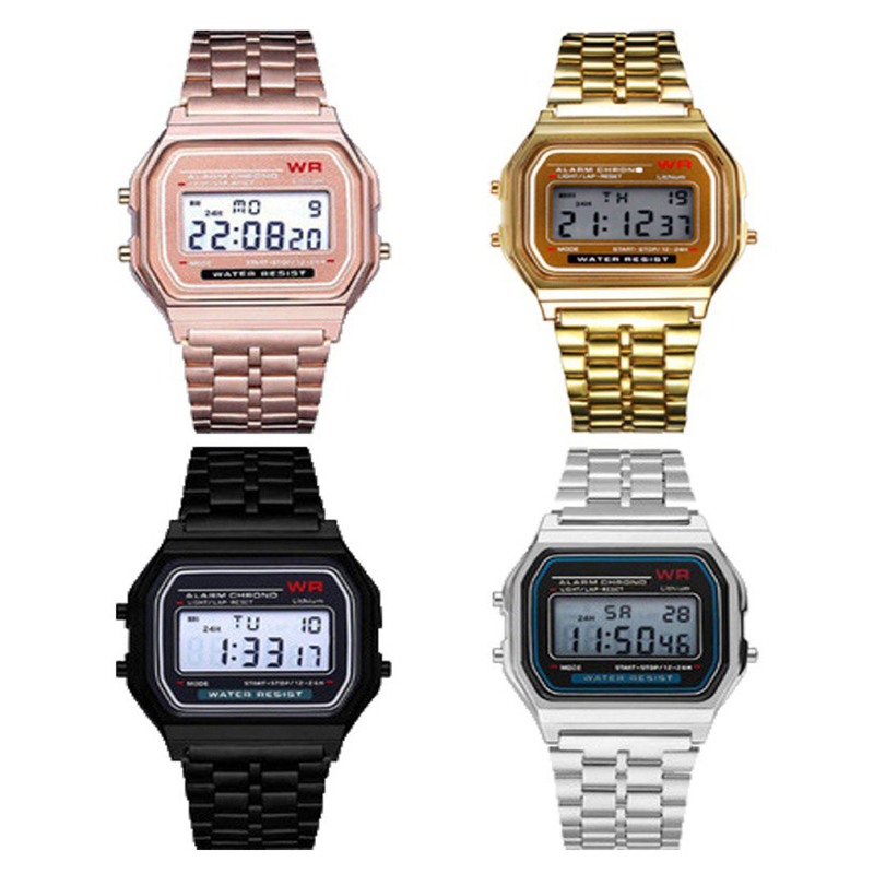 LED Stainless Steel Band Watch - Luxury Watch Winder ulasan dan harga