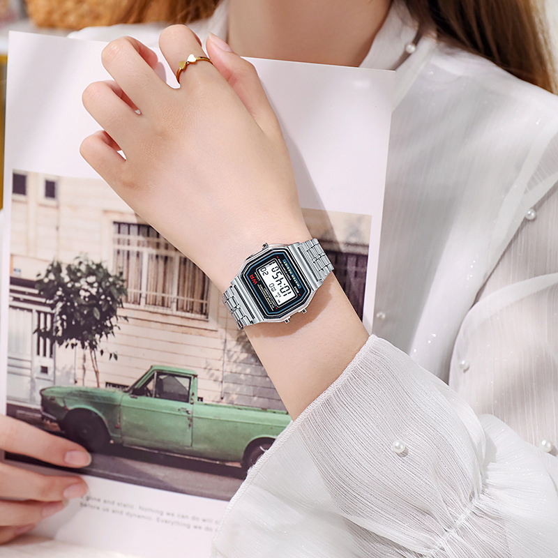 LED Stainless Steel Band Watch - Luxury Watch Winder ulasan dan harga