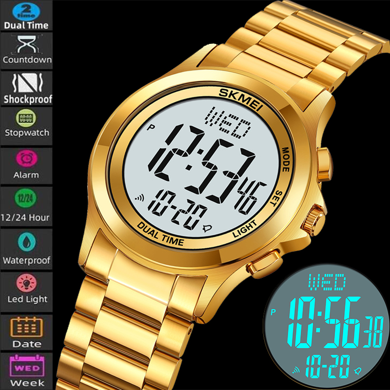 Skmei Mens Led Chronograph Bra - Minute Repeater Watch ulasan dan harga