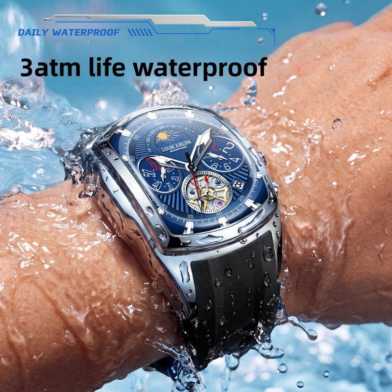 Men's Luxury Quartz Watch with - Tourbillon Movement Watch ulasan dan harga