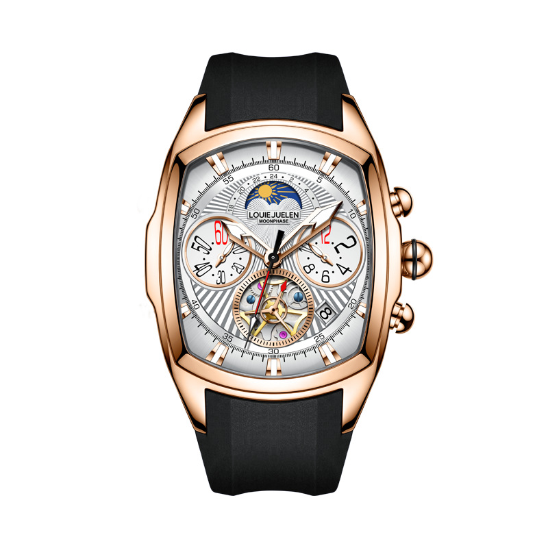 Men's Luxury Quartz Watch with - Tourbillon Movement Watch ulasan dan harga
