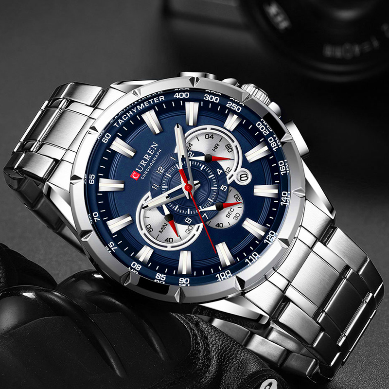 CURREN Wrist Watch Men Waterpr - Luxury Watch Magazine ulasan dan harga