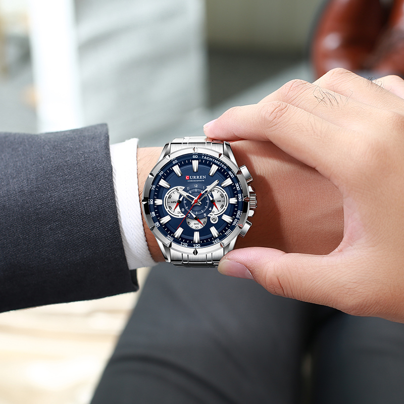 CURREN Wrist Watch Men Waterpr - Luxury Watch Magazine ulasan dan harga