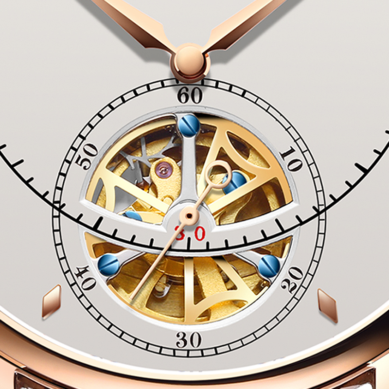 Automatic Mechanical Watch Swi - Tourbillon Movement Watch ulasan dan harga