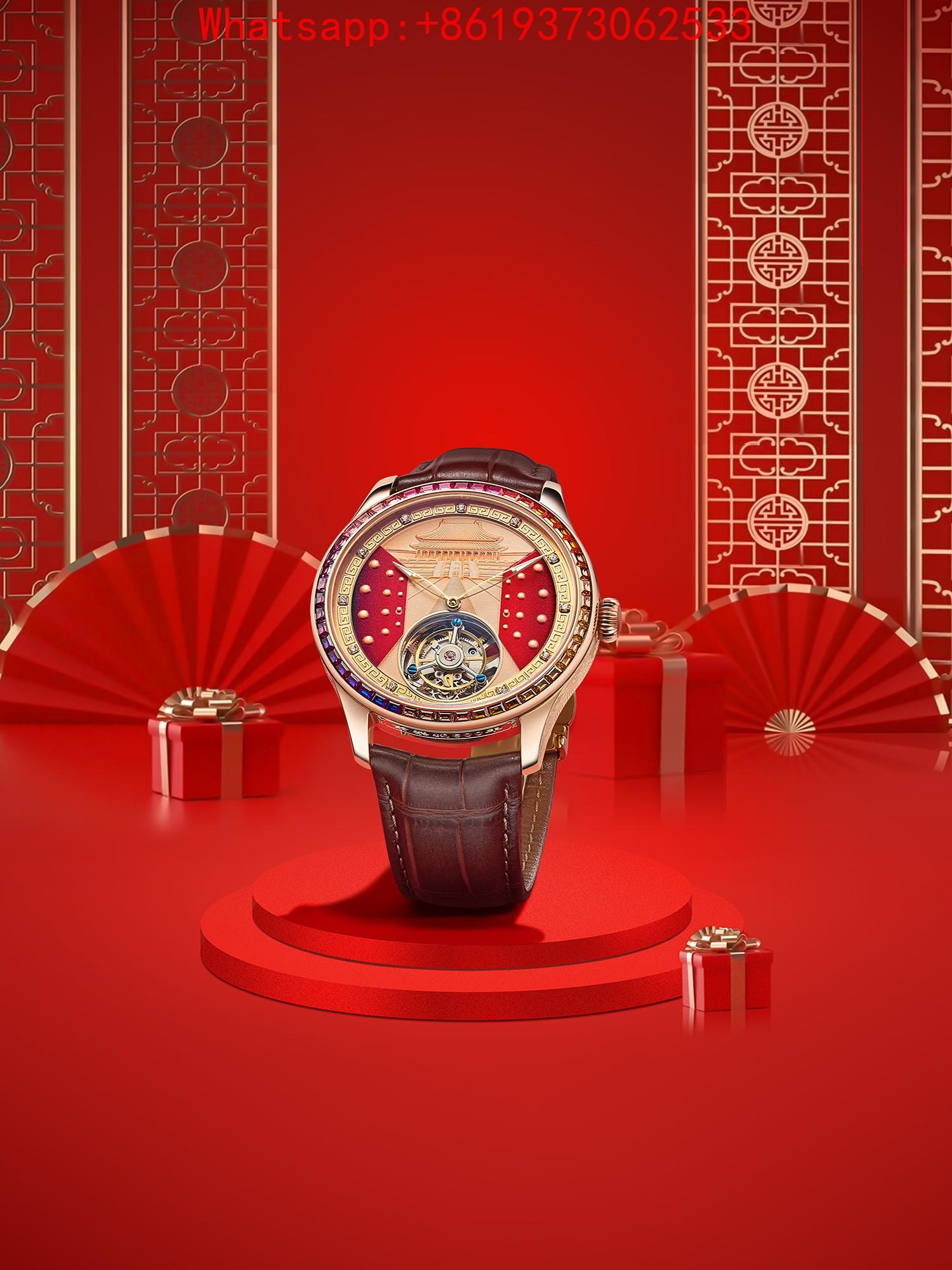 Men's watch with automatic mec - Tourbillon Movement Watch ulasan dan harga