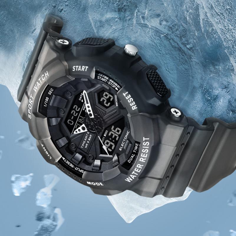 TIMEARTX Men's Watch Luxury Mu - Luxury Watch With Rubber Strap ulasan dan harga