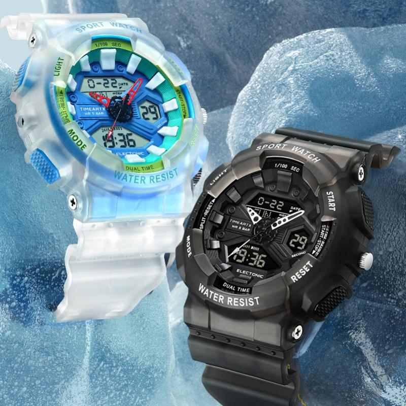 TIMEARTX Men's Watch Luxury Mu - Luxury Watch With Rubber Strap ulasan dan harga