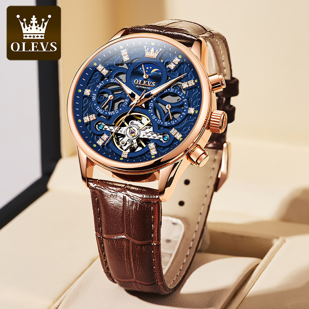 OLEVS 6658 Original Brand Auto - Luxury Watch Winder ulasan dan harga