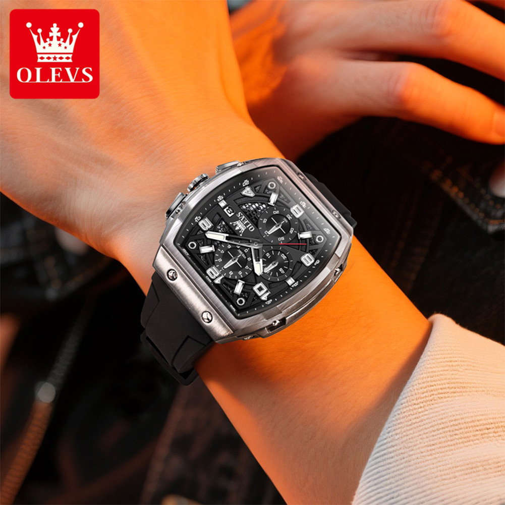OLEVS Men Watches 2976 Luxury  - Luxury Watch Magazine ulasan dan harga