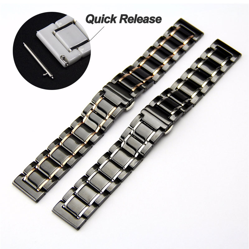 20mm 22mm 24mm Ceramic band Fo - Luxury Watch Galaxy ulasan dan harga