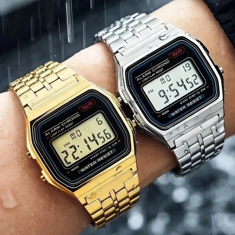 Luxury F91W Steel Band Watches - Luxury Watch Winder ulasan dan harga