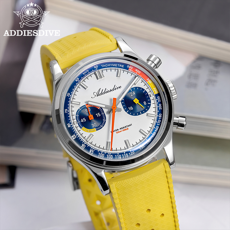 ADDIESDIVE Fashion Men's Quart - Luxury Watch With Rubber Strap ulasan dan harga
