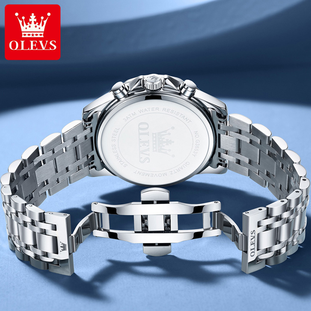 OLEVS 3653 Brand Moon Phase Ca - Luxury Watch Magazine ulasan dan harga