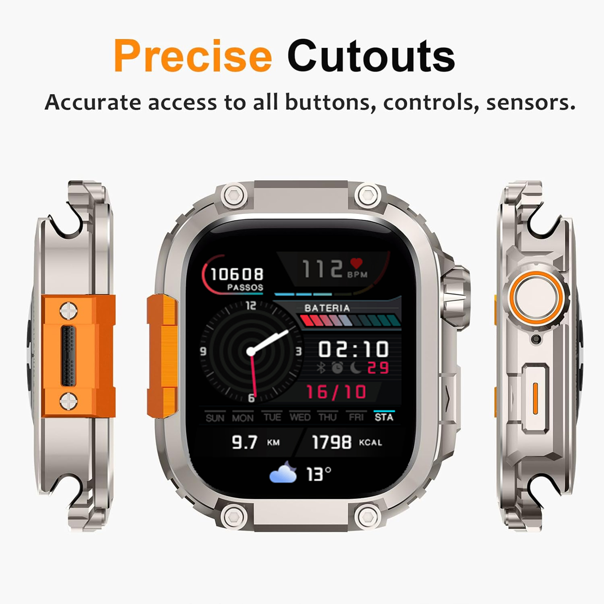 Alloy Case for Apple Watch Ser - Luxury Watch Protection Film ulasan dan harga
