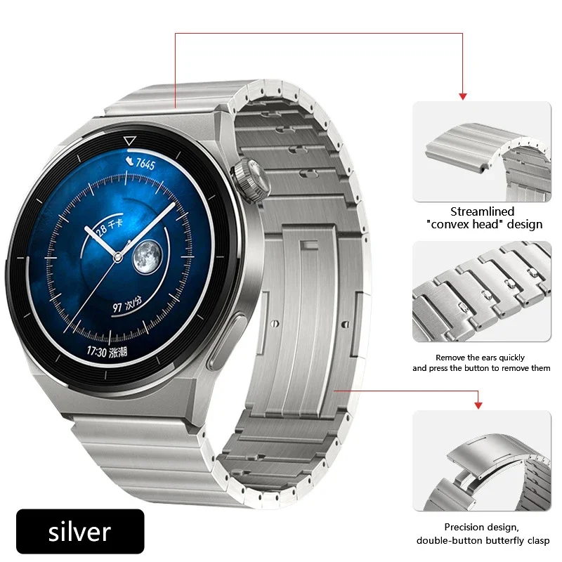 22mm Quick Fit Titanium Metal  - Luxury Watch Galaxy ulasan dan harga
