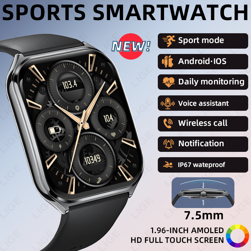 New Ultra Thin Smart Watch Men - Luxury Watch La ulasan dan harga