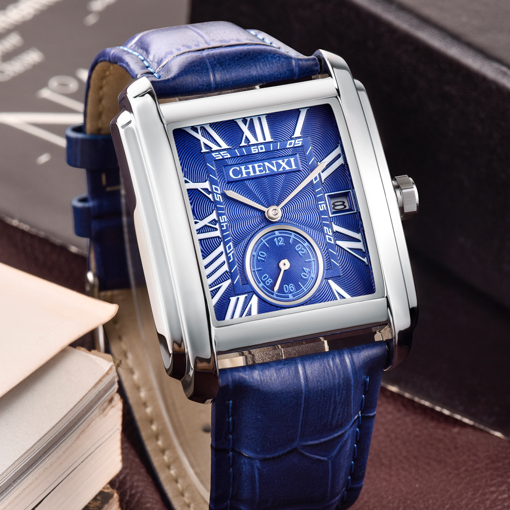 CHENXI 8216 Fashion Classic Sq - Luxury Watch Holder For Men ulasan dan harga