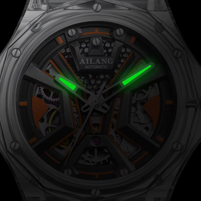 AILANG Brand Sports Men Mechan - Luxury Watch With Rubber Strap ulasan dan harga