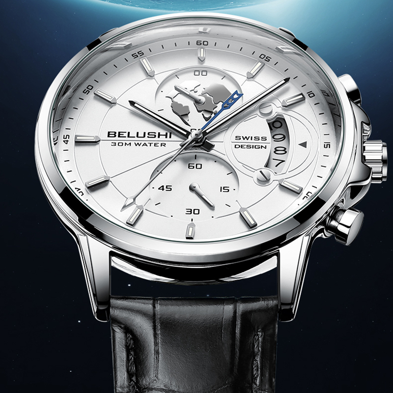 Mens Watches Waterproof Chrono - Luxury Watch Longines ulasan dan harga