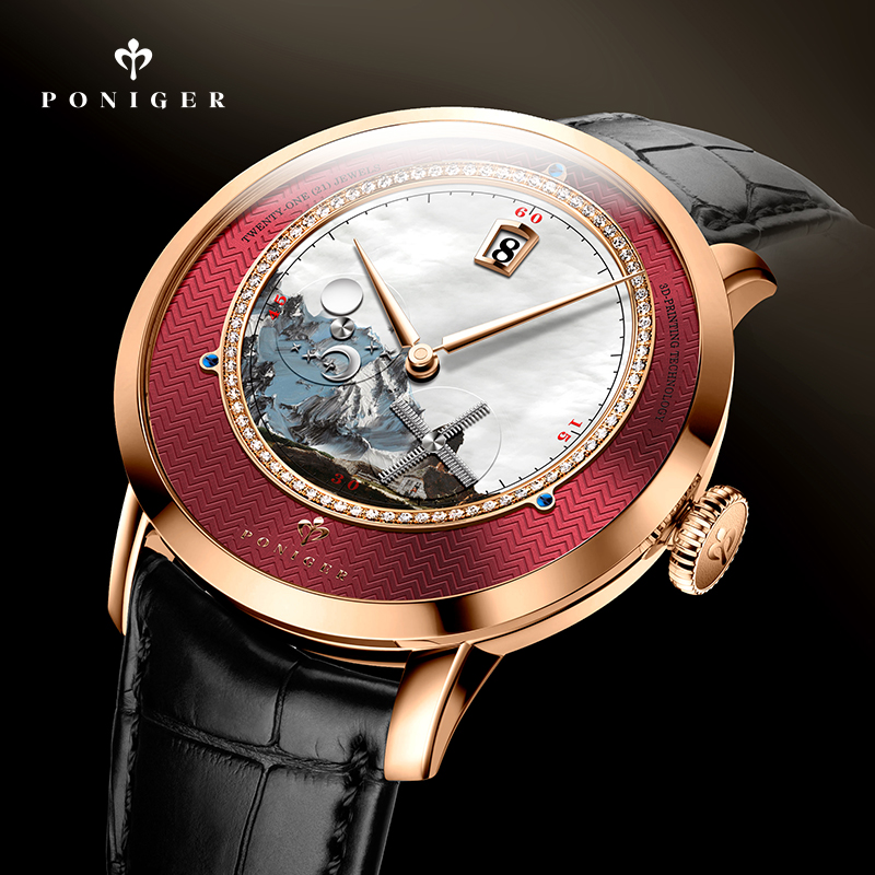 PONIGER Men Automatic Watch 41 - Luxury Watch Second Hand ulasan dan harga