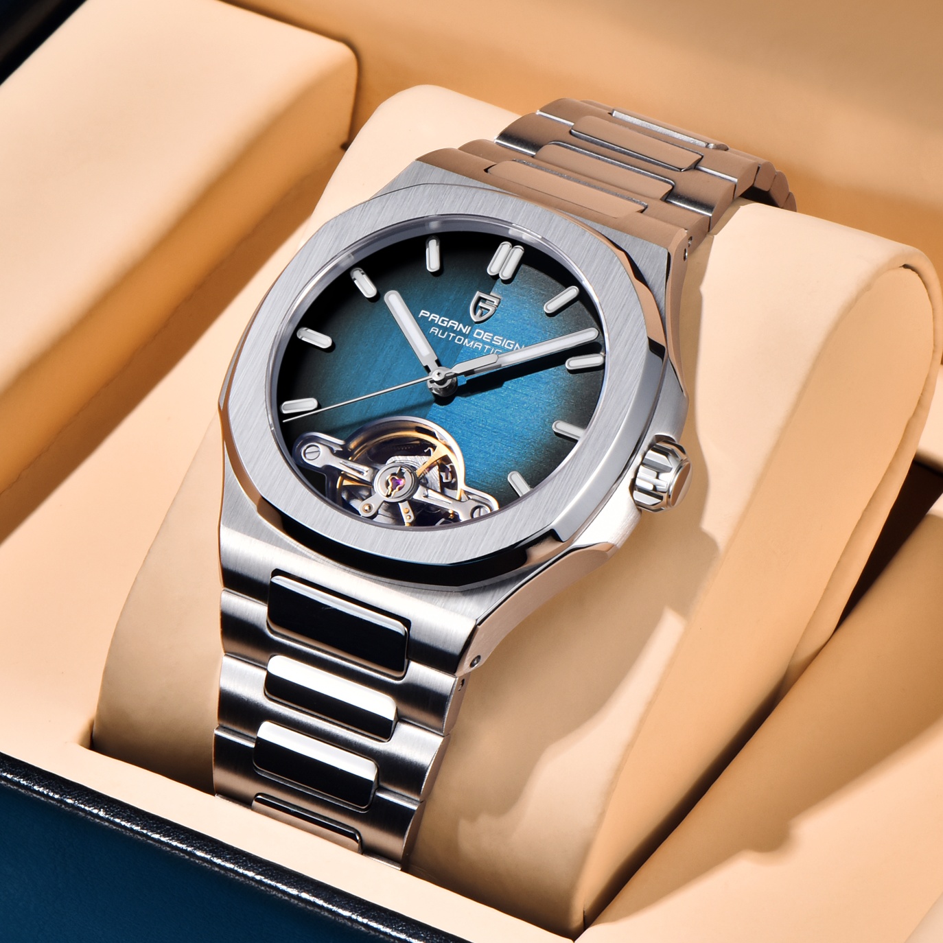 PAGANI DESIGN New Mechanical H - Luxury Watch With Rubber Strap ulasan dan harga