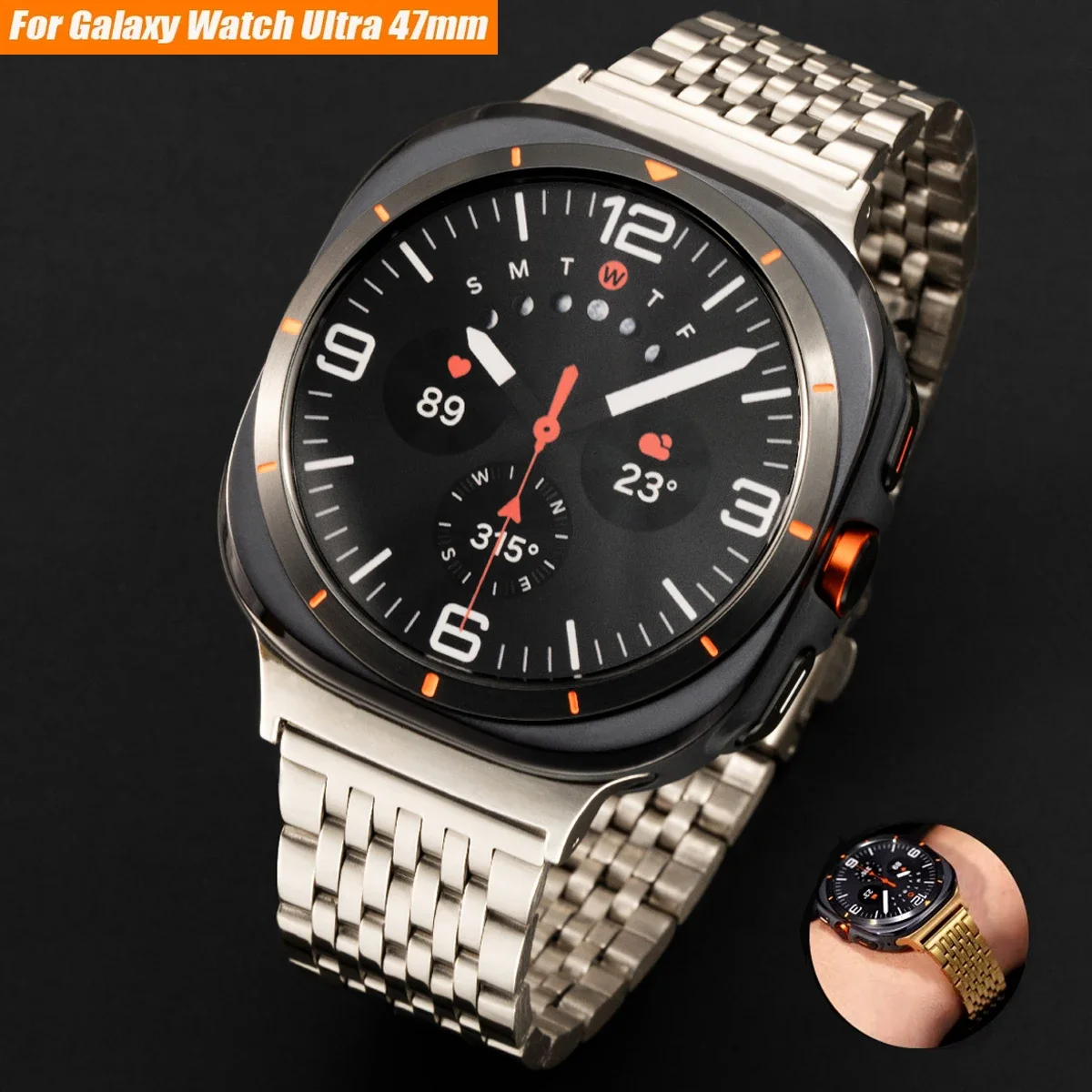 Luxury Metal link Bracelet for - Luxury Watch Galaxy ulasan dan harga