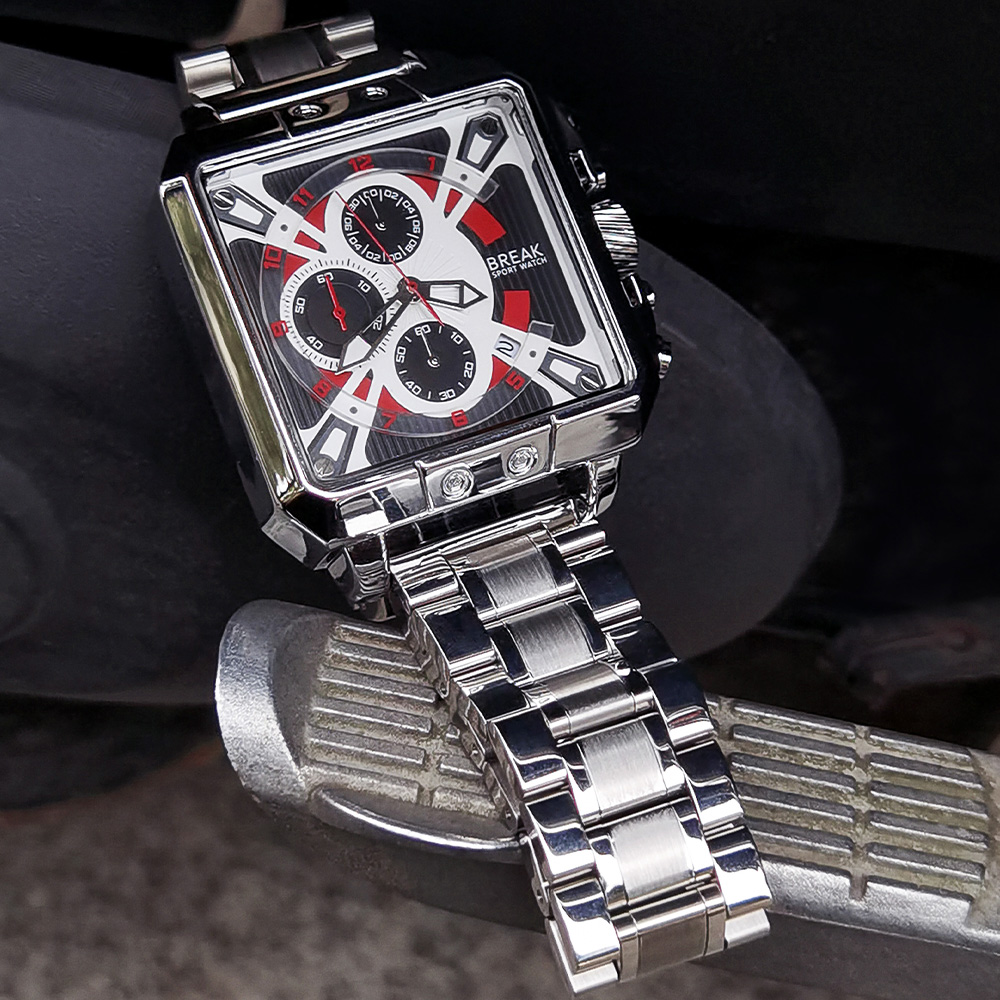 New Luxury Top Brand Chronogra - Luxury Watch With Rubber Strap ulasan dan harga