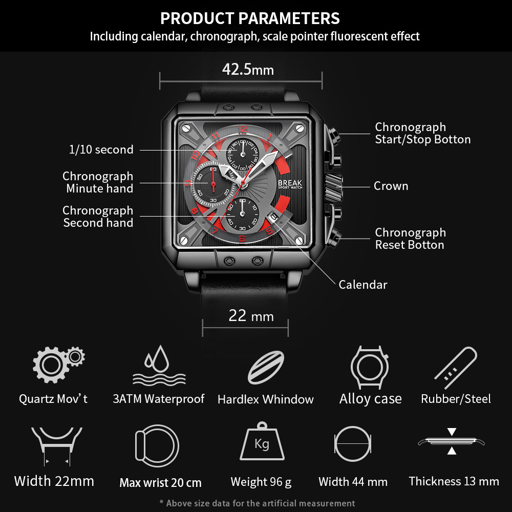 New Luxury Top Brand Chronogra - Luxury Watch With Rubber Strap ulasan dan harga