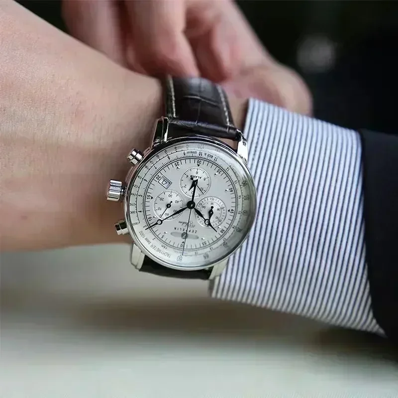 2026 New Zeppelin Automatic Da - Minute Repeater Watch ulasan dan harga