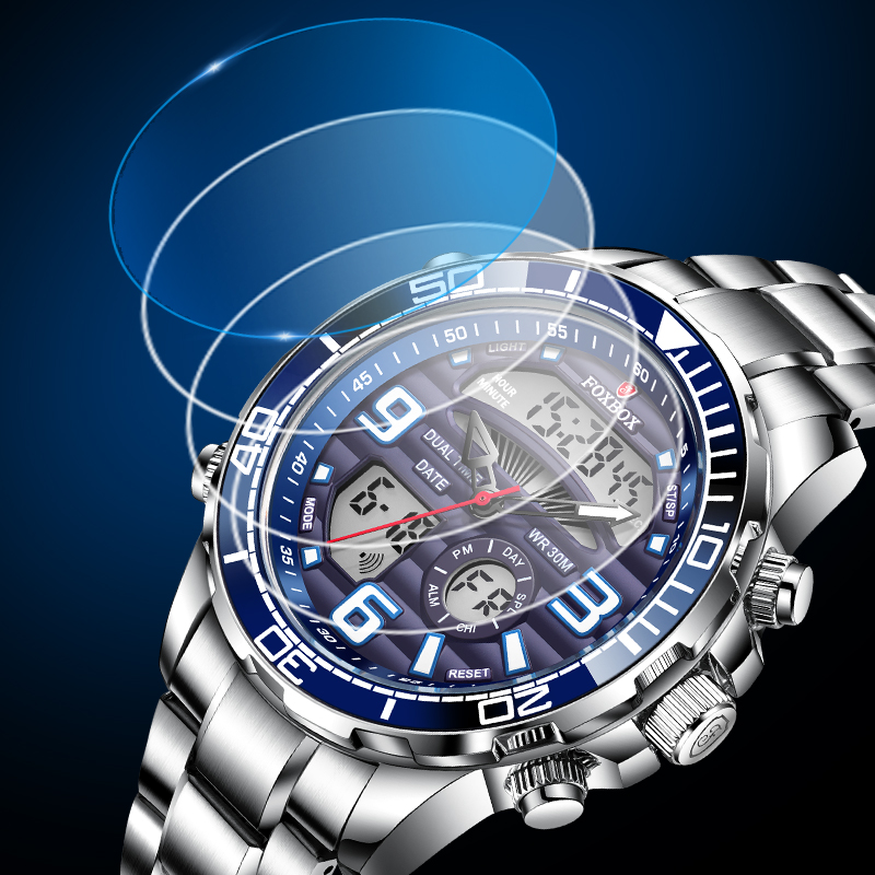 LIGE Men Watch Top Luxury Bran - Minute Repeater Watch ulasan dan harga