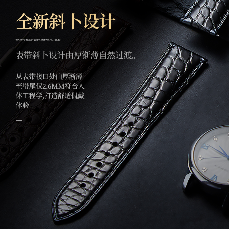 Alligator Leather Watch Strap  - Luxury Watch Longines ulasan dan harga