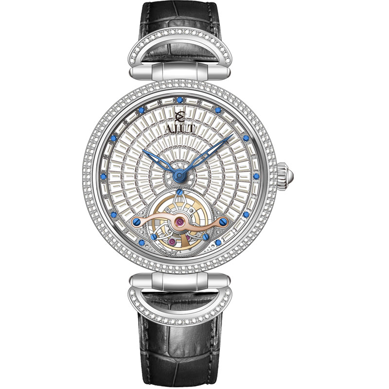AJUT 0397 Luxury Women's Wrist - Tourbillon Movement Watch ulasan dan harga