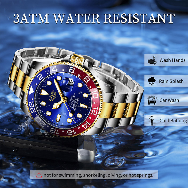 LIGE 2025 brand new men's watc - Luxury Watch Low Price ulasan dan harga