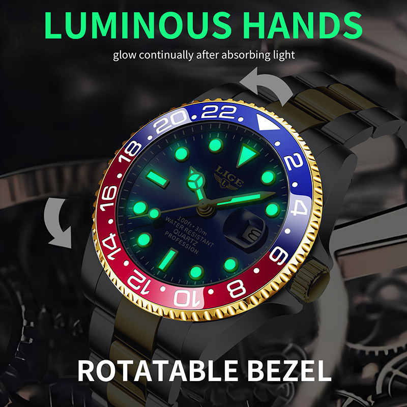 LIGE 2025 brand new men's watc - Luxury Watch Low Price ulasan dan harga